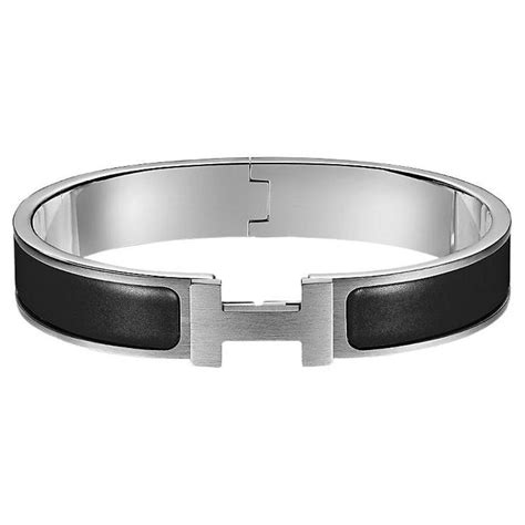 Hermès Clic HH Noir Mat Bracelet 